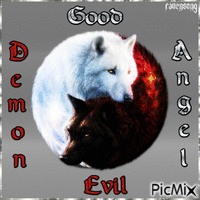 Good and Evil - Безплатен анимиран GIF