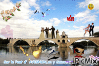 Le pont d'AVIGNON Animated GIF