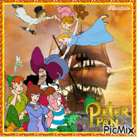 Peter Pan. GIF animasi