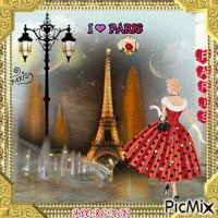 J'AIME PARIS animovaný GIF