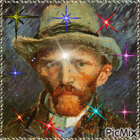 van Gogh sous une pluie d étoile