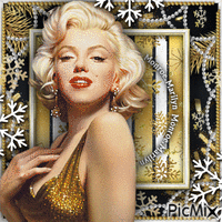 Marilyn Monroe-RM-12-22-23 - GIF animé gratuit
