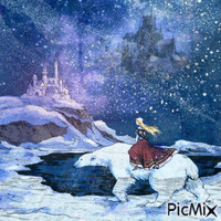 trip to a fairy tale - GIF animado grátis
