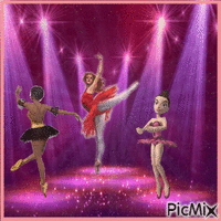 Ballerina - GIF animate gratis