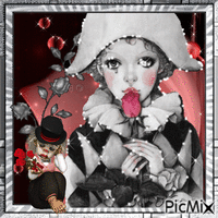 Pierrot - Безплатен анимиран GIF