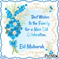 Eid Mubarak to You and your Family 4 - GIF animasi gratis