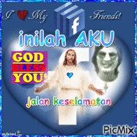 Jesus is God - Безплатен анимиран GIF