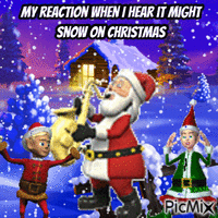 Christmas Snow Day - Bezmaksas animēts GIF