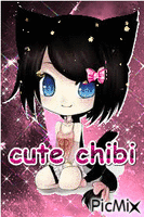 cute chibi - Бесплатный анимированный гифка