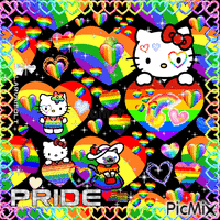 Rainbow Hearts Pride