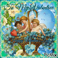 Vintage Saint-Valentine - GIF animé gratuit