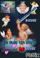 bonsoir des anges анимированный гифка