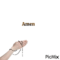 Amen animēts GIF