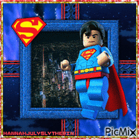 [♦]Superman LEGO[♦] GIF animado