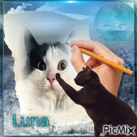 Luna - GIF animasi gratis