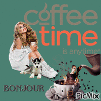 Coffee time анимиран GIF
