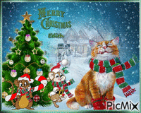 Merry Christmas - Bezmaksas animēts GIF
