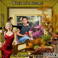 Relaxing weekend!x1 animeret GIF