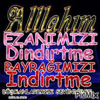 EZAN BAYRAK - Бесплатный анимированный гифка