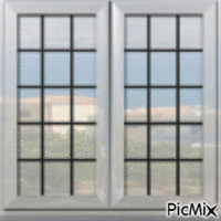 flowers on window - Безплатен анимиран GIF