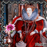 Porträt eines englischen Monarchen - Animovaný GIF zadarmo