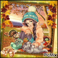 Autumn Home アニメーションGIF