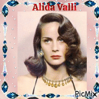 Attrice Italiana ALIDA VALLI - GIF animé gratuit