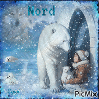 Fantas y art ...Pôle nord - Animovaný GIF zadarmo