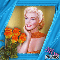 Marilyn Monroe анимированный гифка