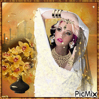 femme indienne - Free animated GIF