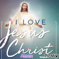 I love Jesus - Gratis animeret GIF