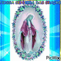NOSSA SENHORA DAS GRAÇAS анимированный гифка
