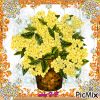 bouquet jaune