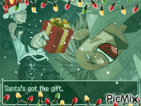 Santa Gift - Бесплатный анимированный гифка