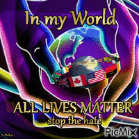 all lives matter GIF animé
