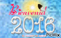 BIENVENIDO 2016 animēts GIF