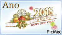 feliz ano novo - GIF animado gratis
