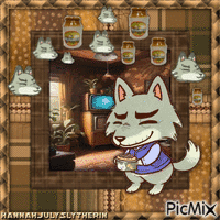 {{Dobie in his Old Timey Living Room}} アニメーションGIF