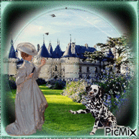 Altes Schloss in Frankreich