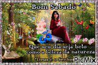 Bom Sabado - Бесплатный анимированный гифка