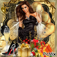 happy new year to you xxx - Free animated GIF