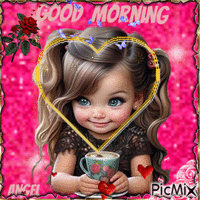 Good morning with a beautiful smile Animated GIF