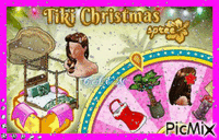 Tiki Christmas Spree - Безплатен анимиран GIF