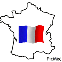 La France - GIF animado grátis