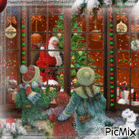 Vitrine de Noël - 免费动画 GIF