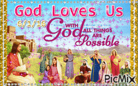 WEDNESDAY JUNE 1ST, 2016. GOD LOVES US - Δωρεάν κινούμενο GIF