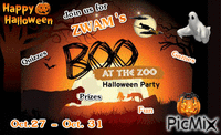 Boo at the Zoo - GIF animé gratuit