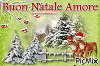 buon natale amore - Ingyenes animált GIF