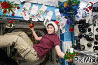 CHRISTMAS IN SPACE 2015 - GIF animate gratis