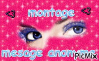 montage and   mesage - Бесплатный анимированный гифка